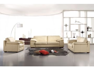 Renava Italian Leather 44 Sofa Set in White