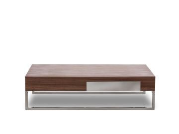 Agate Modern Walnut Coffee Table