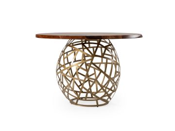 Taylor - Round Live Edge Dining Table