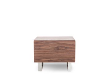 Avis Modern Walnut End Table
