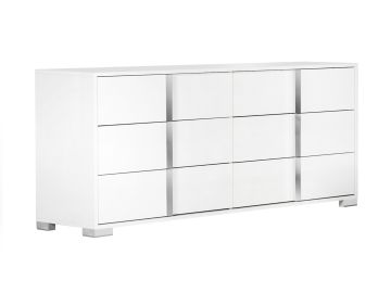 San Marino Modern White Dresser