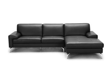 Tansy Modern Grey Sectional Sofa w/ Chaise