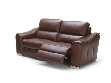 1710 - Leather Espresso Sofa and Two Reclining Chair