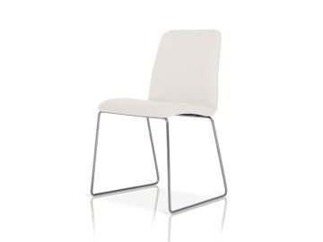173CH-WHT White Modern Dining Chair