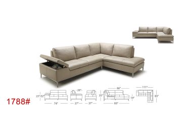 Gardenia Modern Sectional Sofa w/ Chaise