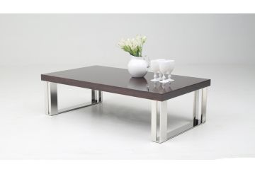 Courtland Modern Golden Teak Coffee Table