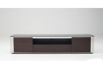 Courtland Modern Golden Teak TV Stand