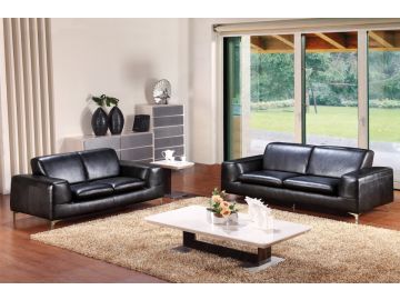 233 Modern Italian Leather Sofa Set