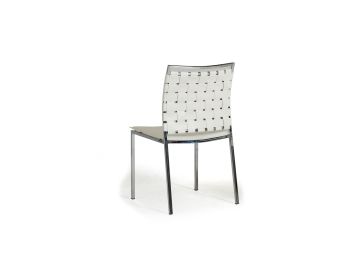 Shasta - Modern White Eco-Leather Dining Chair (Set of 2)