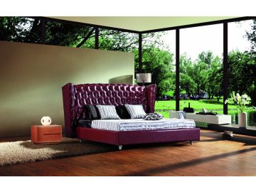 500R Transitional Eco-Leather Bed