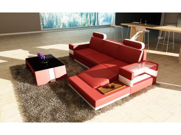 5100B Modern Bonded Leather Sectional Sofa