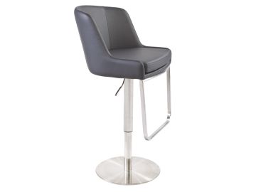 Lopez Modern Grey Bar Stool