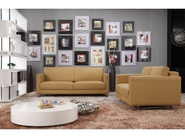 528 Modern Leather Sofa Set