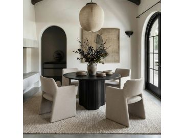Lasara - Modern Fabric Dining Chair