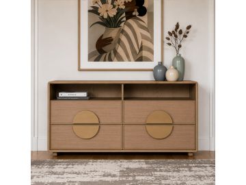 Sergio - Modern Natural Oak Dresser