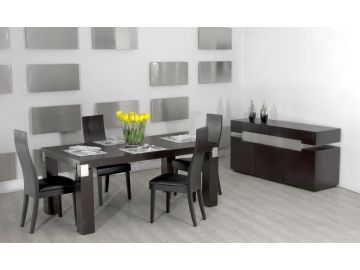 Escape Black Oak Dining Table