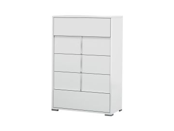 Nicla - Italian Modern White Chest