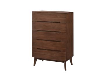 Lewis Mid-Century Modern Walnut Chest