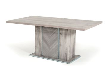 Alexa Italian Modern Grey Extendable Dining Table
