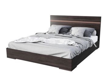 Benzon Italian Modern Dark Rovere Bed