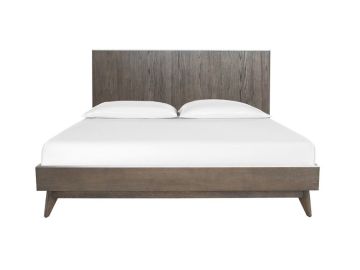 Novak Modern Dark Oak Bed