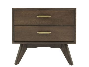 Novak Modern Dark Oak Nightstand