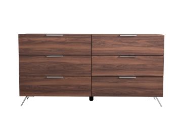 Brooklyn Italian Modern Walnut Dresser