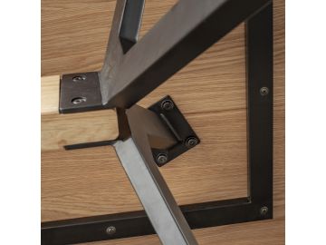 Nevada - Modern Drift Oak Dining Table