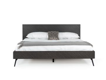 Gaige - Modern Grey Elm Bed