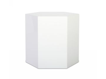 Newmont - Modern Medium White High Gloss End Table