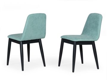 Lomeli - Modern Blue Dining Chair (Set of 2)