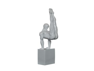 Modern White Strong Sculpture