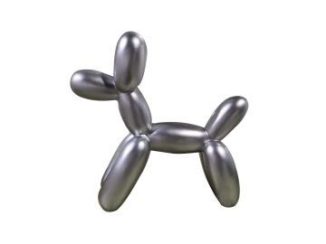 Modern Silver Large Balloon Dog Sculpture