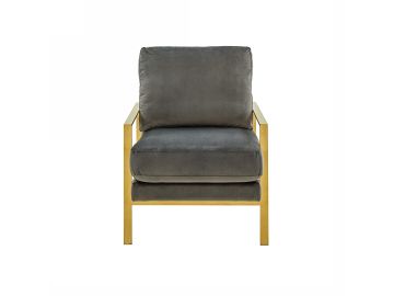 Bayside - Modern Grey Fabric Accent Chair