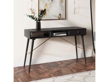 Bonfoy - Modern Black Ash Console Table