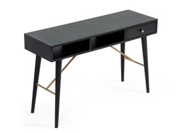 Bonfoy - Modern Black Ash Console Table