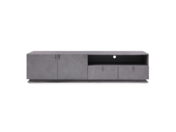 Buckley - Modern Grey Crackle TV Stand