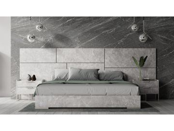 Marbella - Italian Modern Grey Bed Set