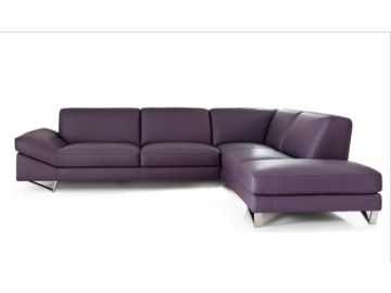 795 Modern Italian Leather Sectional Sofa 