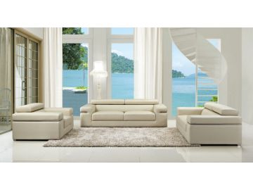 Atlantis Modern Bonded Leather Sofa Set