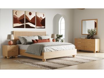 Winters - Modern Natural Oak Bedroom Set