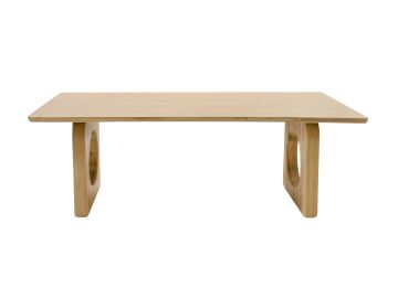 Washington - Modern Natural Oak Rectangular Dining Table