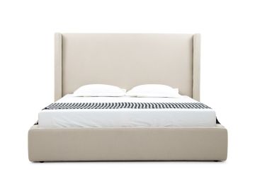Byrne - Modern Beige Fabric Bed