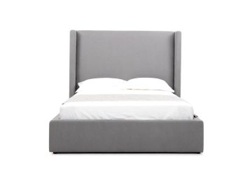 Byrne - Modern Grey Fabric Bed