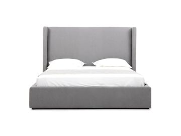 Byrne - Modern Grey Fabric Bed