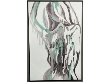 VIG23035 - 39 X 59 Black Framed Painting