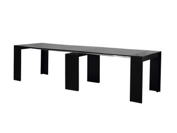 Morph Modern Ultra-Compact Extendable Black Dining Table