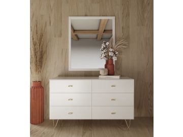 Bryan - Modern White Dresser