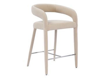 Nouveau Mundra - Modern Fabric Counter Chair
