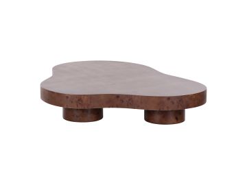 Nouveau Larch - Modern Dark Burl Nesting Table Set